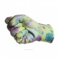 Перчатки нейлоновые цветные с полиуретановым покрытием - Перчатки нейлоновые цветные с полиуретановым покрытием